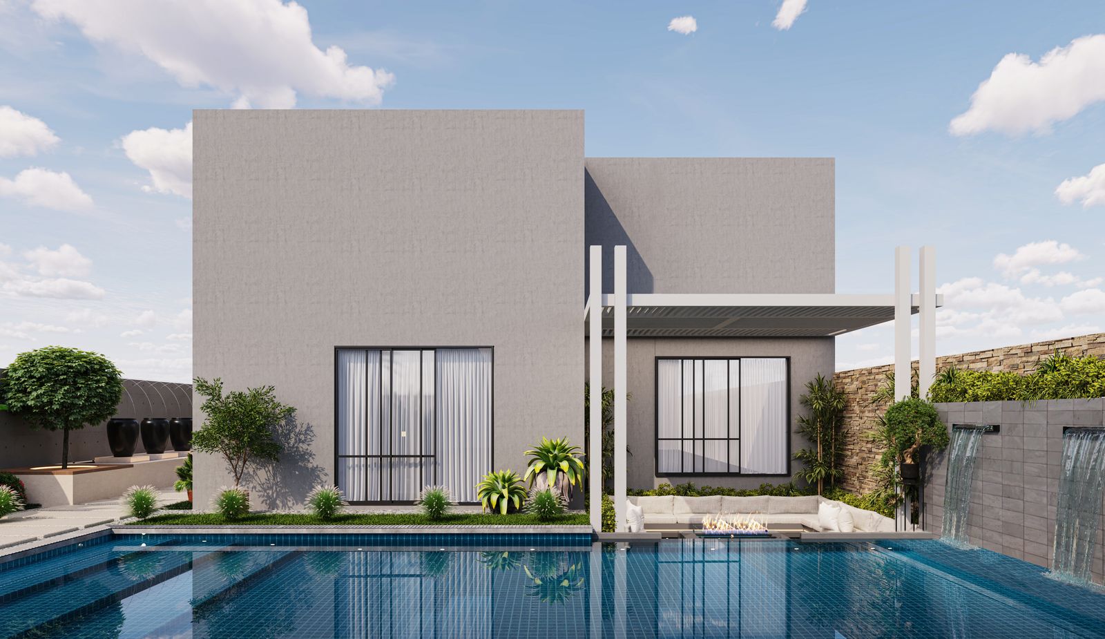 Villa Blanca, Agios Lavrentios